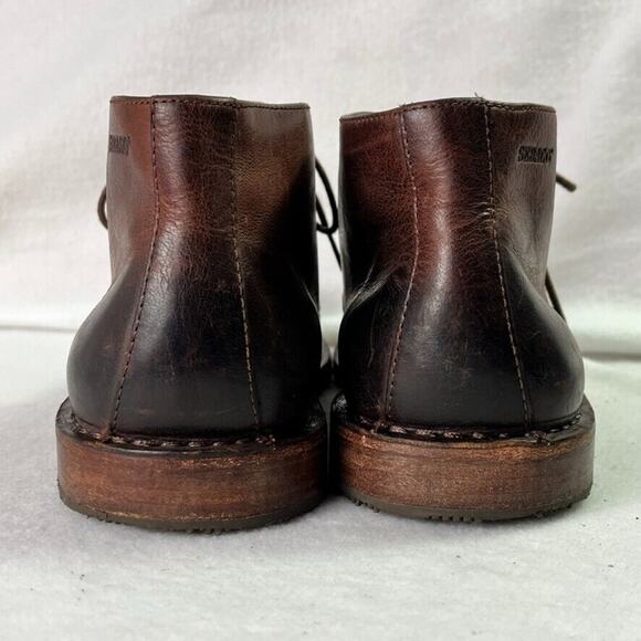 Sebago Chukka Boots Men\'s 10D Tremont Smooth Brown Leather Lace Up HandCrafted main image 11